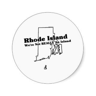 Rhode Island State Slogan Sticker