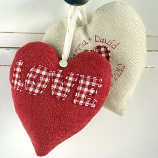personalised love heart by milly and pip