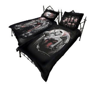 Spiral Direct UK Single Bed Duvet & Pillowcase Set 'Angel Of Death'   Duvet Cover Sets