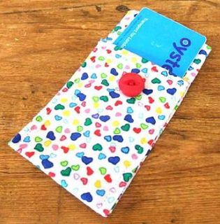 heart travel card holder by adventures and tea parties