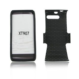 Motorola Xt907 (Droid Razr M) Hybrid Case Black Tpu + Black Net Cell Phones & Accessories