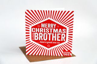 brother christmas card by allihopa