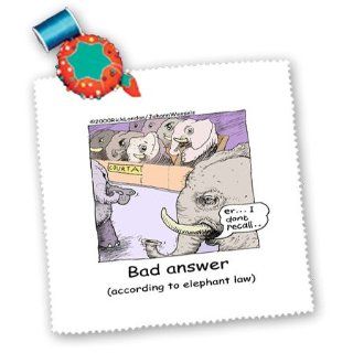 qs_1675_3 Londons Times Funny Society Cartoons   Bad Elephant Witness   Quilt Squares   8x8 inch quilt square
