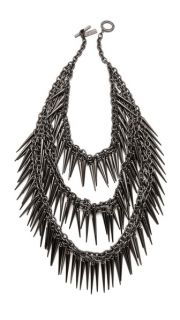Robert Rodriguez Multi Layered Spike Necklace