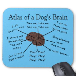 Atlas of a Dog's Brain Mousepad