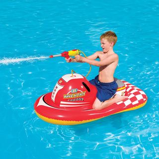 Splash and Play Wave Attack 55 inch Inflatable Ride on Pool Toy TBD Inflatables