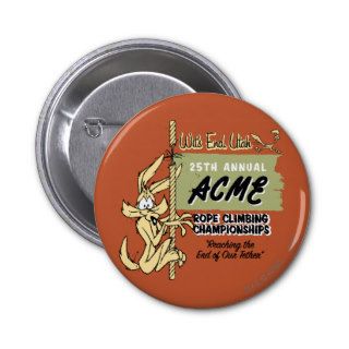Wile E. Coyote Rope Climbing Championships Pin