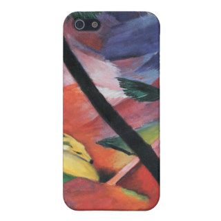 Deer in the Forest II by Franz Marc; Reh im Walde iPhone 5 Case