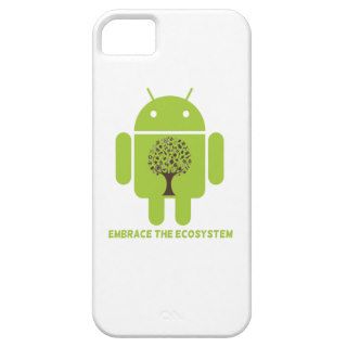 Embrace The Ecosystem (Android Bug Droid Oak Tree) iPhone 5 Case