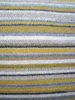 bamboo stripe knitted lambswool cushion by gabrielle vary knitwear