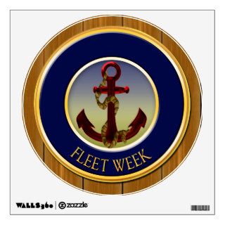 Ship's Anchor Fleet Week Nautical Wall Decal