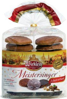 Wicklein Meistersinger Lebkuchen   Triple Sort   Cello Bag  Ginger Snaps  Grocery & Gourmet Food