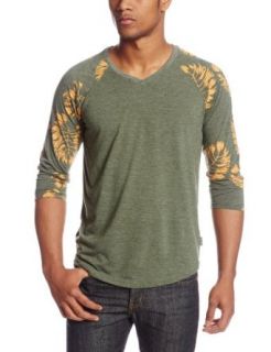 Threads 4 Thought Men's Printed 3/4 Sleeve V Neck T Shirt at  Mens Clothing store