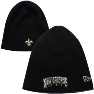 NFL New Orleans Saints Role Reversal Knit Hat  Sports Fan Baseball Caps  Clothing