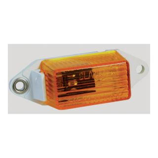 Blazer Plastic Mini Marker Lamp — Amber, Model# B486A  Economy Clearance   Side Markers