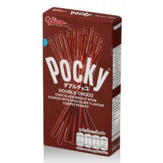 Glico Pocky Double Choc Size 47 G  Biscuits Gourmet  Grocery & Gourmet Food