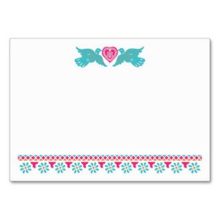 Papel Picado Lovebirds Place Card Business Card Template