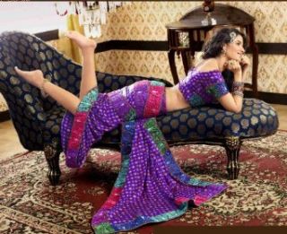 Charita Deep Mauve Faux Crepe Luxury Party Wear Sari saree World Apparel Clothing