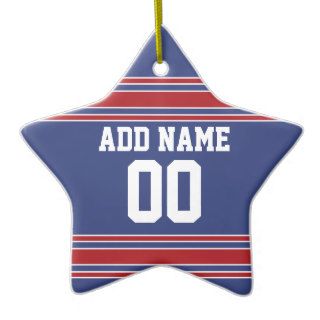 Team Jersey with Custom Name and Number Ornament