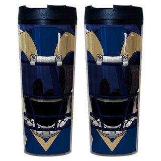 St. Louis Rams NFL Travel Mugs with Lids   Set of 2