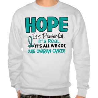 Ovarian Cancer HOPE 1 Pullover Sweatshirts