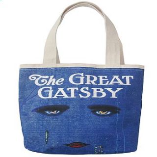 the great gatsby tote bag by bookish england