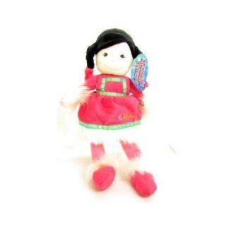 Alaska Eskimo Beanbag Plush Spring Pink GIRL Doll 13" Toys & Games