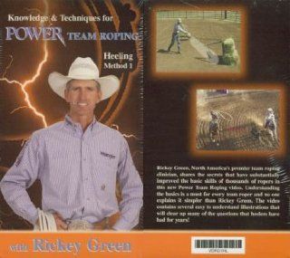 Power Team Roping   Heeling with Rickey Green   DVD  Rodeo Equipment  Sports & Outdoors