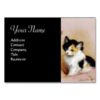 KITTENS Waking up Business Card Template