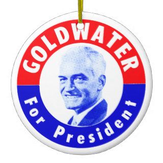 1964 Goldwater for President Christmas Ornaments