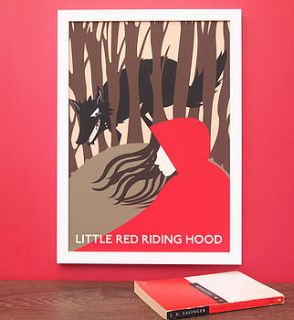 little red riding hood print by coconutgrass
