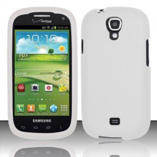 White Hard Cover Case for Samsung Galaxy Stratosphere II 2 SCH i415 Cell Phones & Accessories