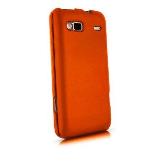 Importer520 Orange Hard Rubberized Snap on Case Cover for the HTC T Mobile G2 Cell Phones & Accessories