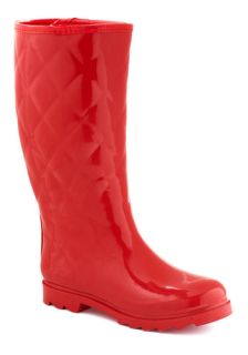 Splash Hurrah Rain Boot in Red  Mod Retro Vintage Boots