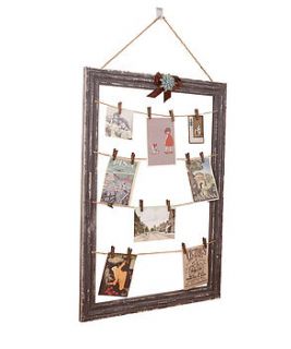 vintage style wooden frame with pegs by horsfall & wright