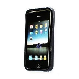 NEEWER Durable Shock Absorbent Rubber Case for Apple iPhone 4 16GB / 32GB   Black Cell Phones & Accessories