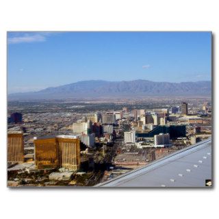 Las Vegas Strip Aerial Picture Postcards