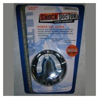 Shock Doctor Power Gel Ultra Mouthguard  Football Mouth Guards  Sports & Outdoors