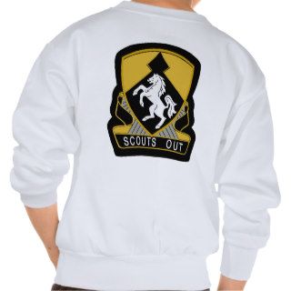 153d Cavalry Scout Insignia Color patch Sweatshirt
