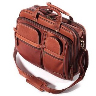 traveller twin handle laptop briefcase small by adventure avenue