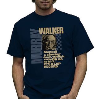 official 'mansell' murray walker t shirt by retro formula 1