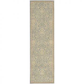 Nourison Riviera Blue or Chocolate Area Rug   2'3" x 8'