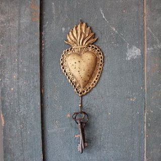antiqued decorative gold hook by discover attic.