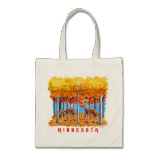 Autumn Whitetails Tote Canvas Bags