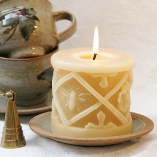 honey bee candle by bloom beautiful