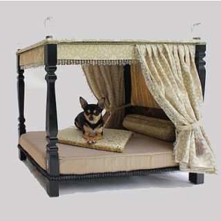 bespoke four poster pet bed by sew sublime interiors
