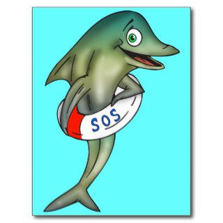 Dolphin SOS Postcards