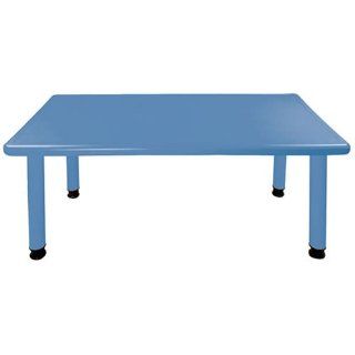 ECR4KIDS Resin Rectangle Adjustable Activity Table   Childrens Tables