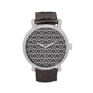 Black And White Design Pattern Watch