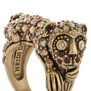 Heidi Daus "No Monkey Business" Crystal Accented Ring